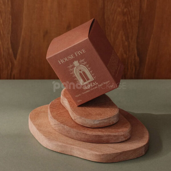 Self-Locking Bottom Box in Textured Earth-Tone Finish