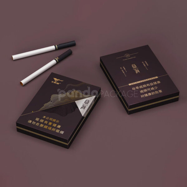 Luxury Flip Lid Box with Elegant Dual Color Design