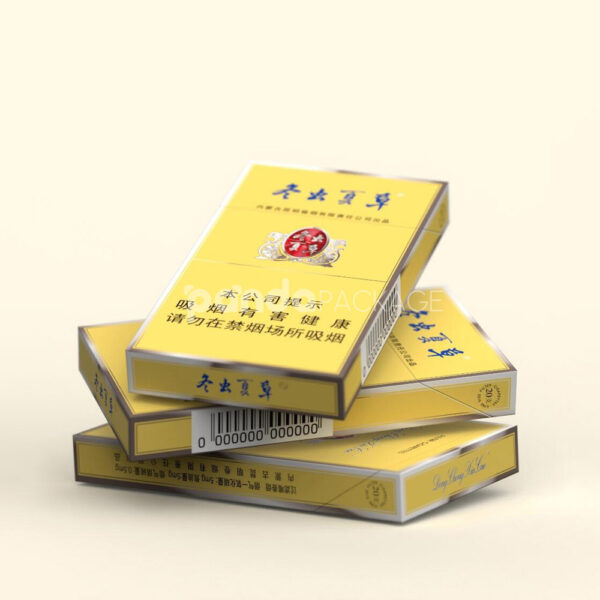 Cigarette Box with Traditional Chinese Herbal Branding
