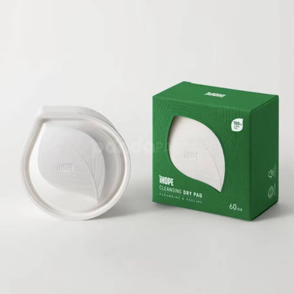 Biodegradable Pulp Insert for Facial Pad Packaging