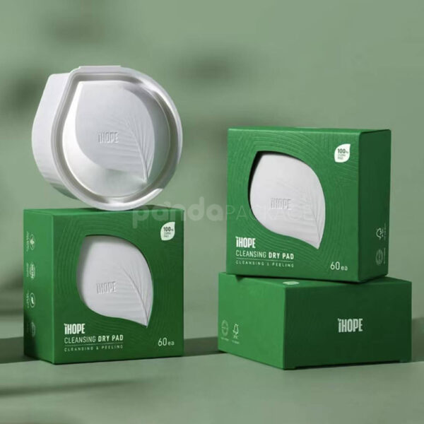 Biodegradable Pulp Insert for Facial Pad Packaging