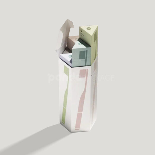Modern Hexagonal Packaging Box for Premium Beauty Products