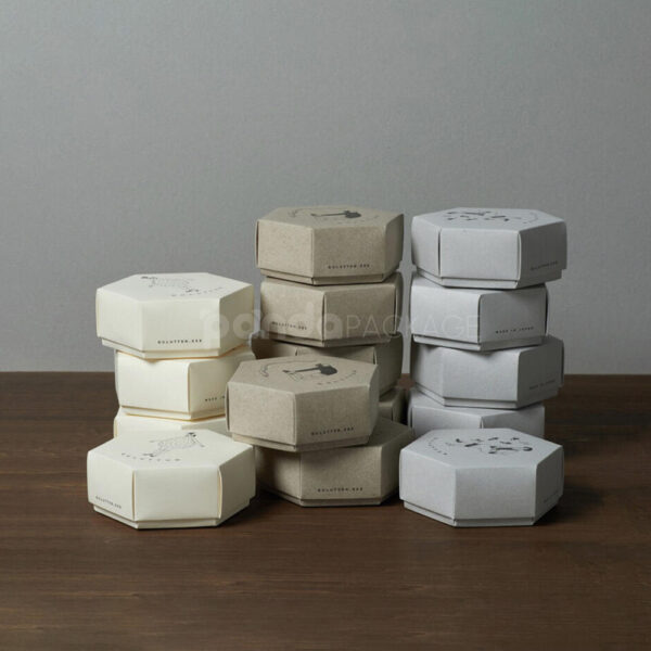 Eco-Friendly Hexagon Box for Gourmet Sweets or Small Gifts