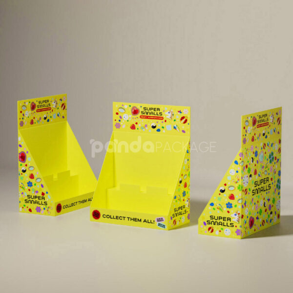 Colorful Cardboard Counter Display Stands for Retail Promotions