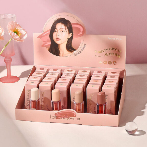 Cosmetic Counter Display Stand for Lip Gloss and Lipstick Sets