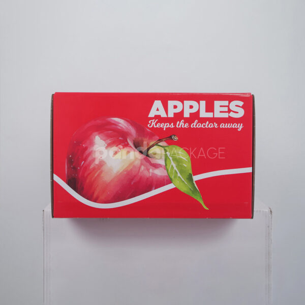 Retail Produce Display Tray for Apples with Custom Printed Graphics