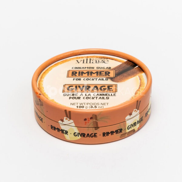 Printed Round Paper Canister with Lid and Liner