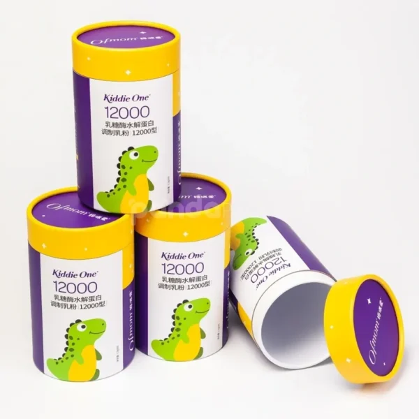 Sustainable Cardboard Canister Twist Lid Offset Print