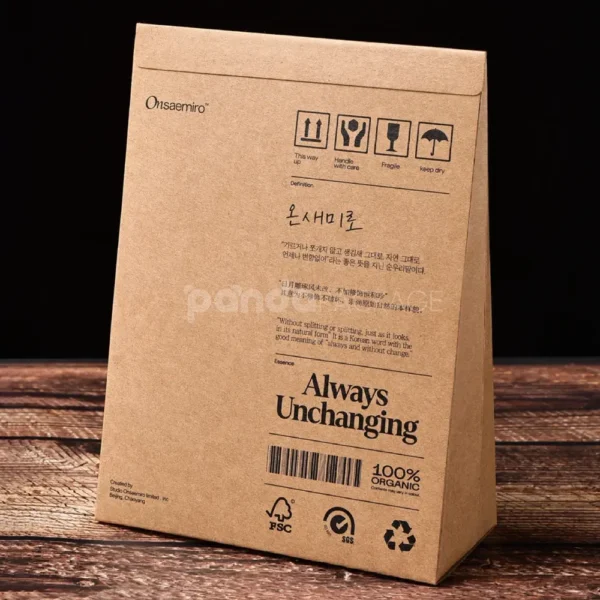 Triangular Bottom Kraft Paper Mailer Bag