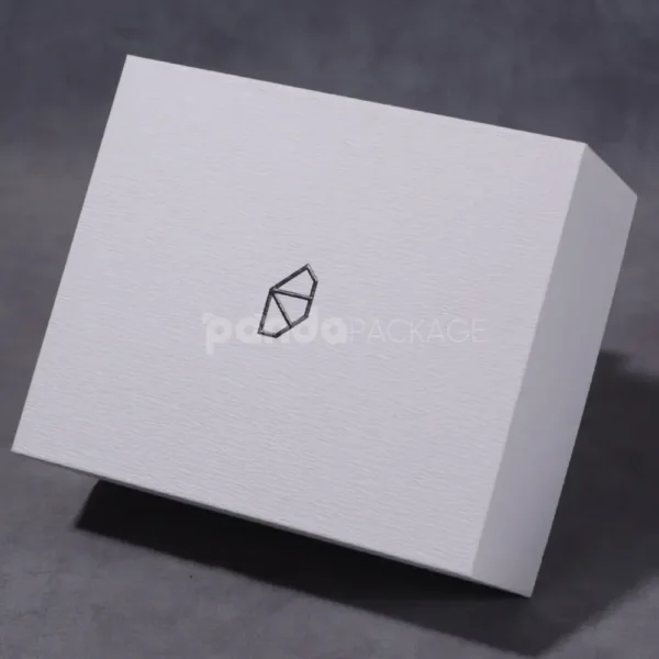 White Magnetic Flip Lid Rigid Box