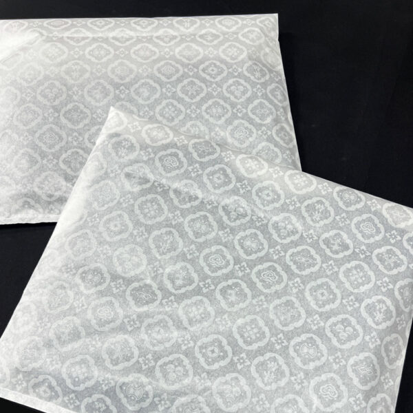 Luxury Patterned Tissue Apparel Bag with Eco-Friendly Design