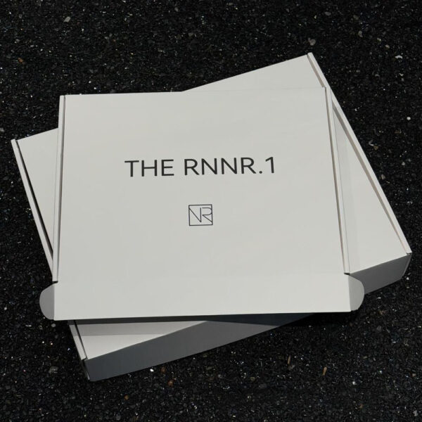 Minimalist White Apparel Mailer Box with Custom Logo Print