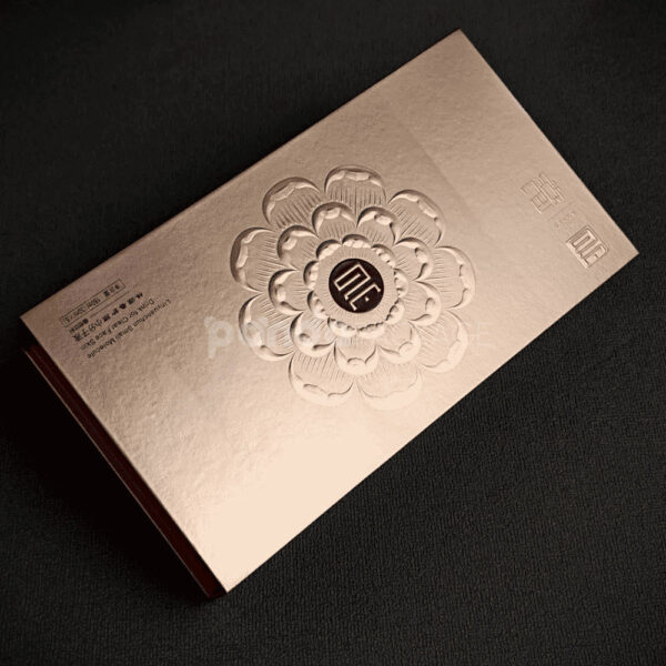 Rose Gold Magnetic Closure Luxury Rigid Box with Foam Inserts