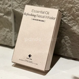 Eco-friendly kraft rigid box with die-cut paper insert