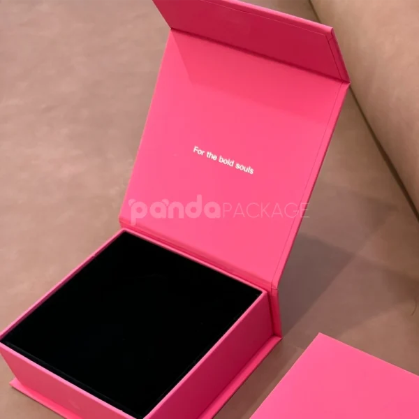 Vibrant Pink Magnetic Closure Rigid Gift Box