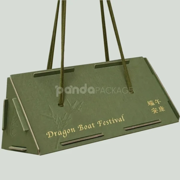 Triangle Paperboard Box with Rope Carry Handles