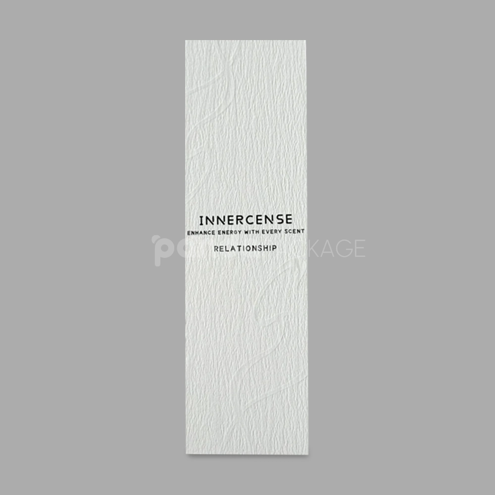 ivory textured rigid drawer box with embossed surface