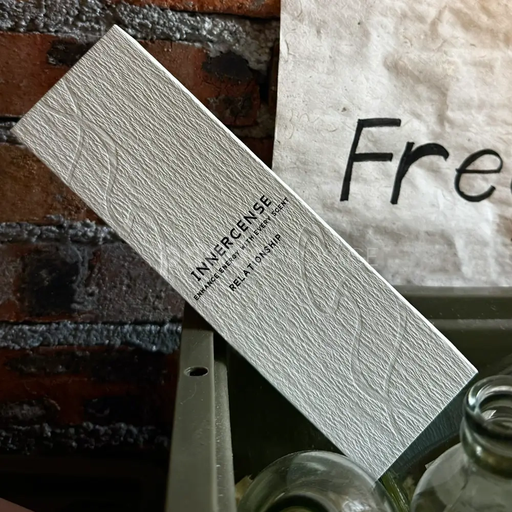 ivory textured rigid drawer box with embossed surface
