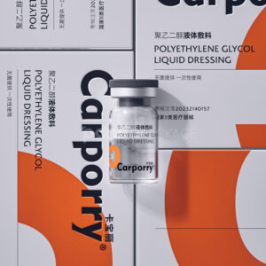 white and orange rigid drawer box with plastic insert for bottle packaging