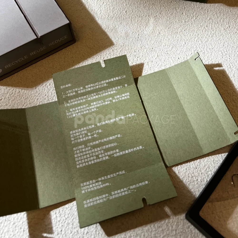 eco-friendly green foldable drawer box
