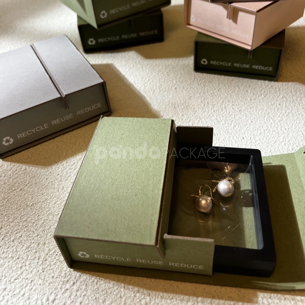 eco-friendly green foldable drawer box
