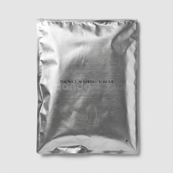 Metallic Silver Poly Mailer with Custom Print