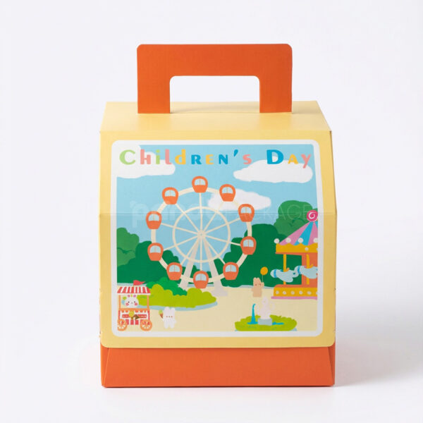 Vibrant Ferris Wheel Paperboard Cake Carry Box