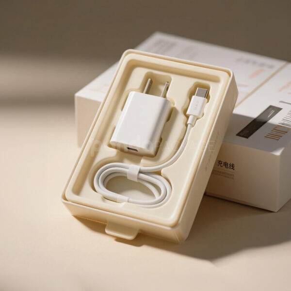 Custom Molded Plastic Tray Insert for Electronic Accessories Packaging