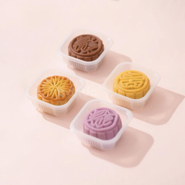 Clear Plastic Tray Insert for Individual Mooncake Packaging Display