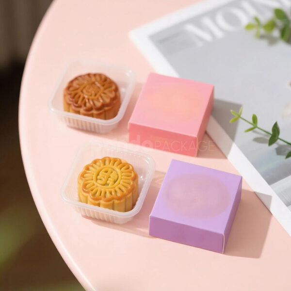 Clear Plastic Tray Insert for Individual Mooncake Packaging Display
