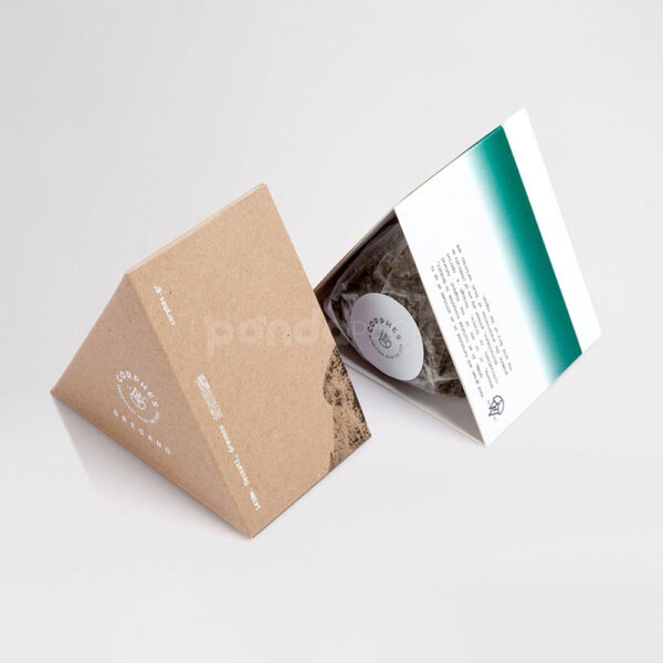 Unique Triangle Paperboard Box with Window Design