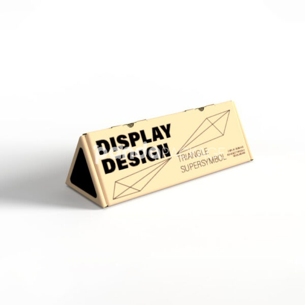 Kraft Triangle Paperboard Box with Foldable Design