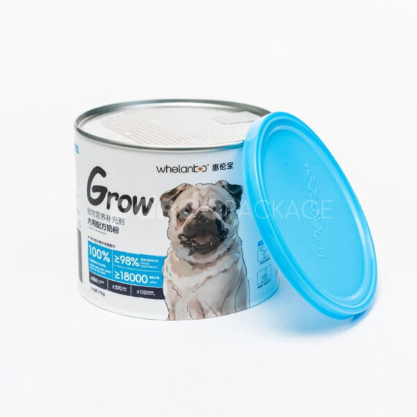High-Barrier Paper Tube for Dog Supplement Powder Packaging