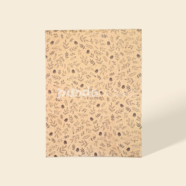 Floral Kraft Paper Mailer Bag for Eco-Friendly Shipping Needs