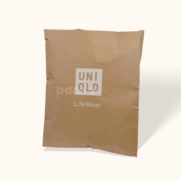 UNIQLO Style Kraft Paper Mailer Bag for Apparel Shipping