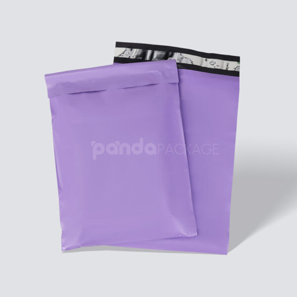 Durable Purple Poly Mailer Shipping Bags with Self-Seal Strip
