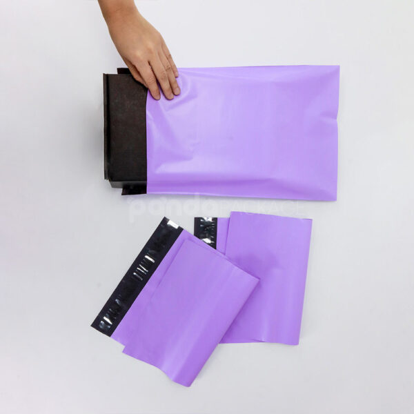 Durable Purple Poly Mailer Shipping Bags with Self-Seal Strip