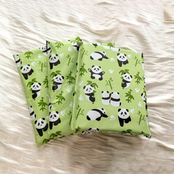 Adorable Panda Print Poly Mailer Bags for Eco-Friendly Shipping
