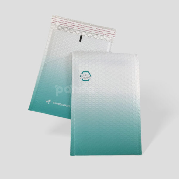 Gradient Bubble Mailer with Peel-and-Seal for Secure Shipping
