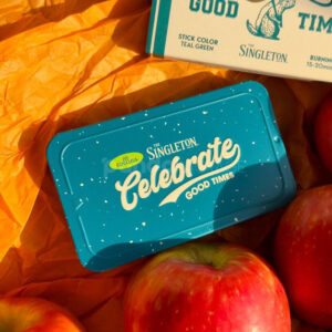 premium paperboard gift box with metal tin packaging