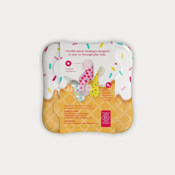 Colorful Printed Tin Box with Secure Lid