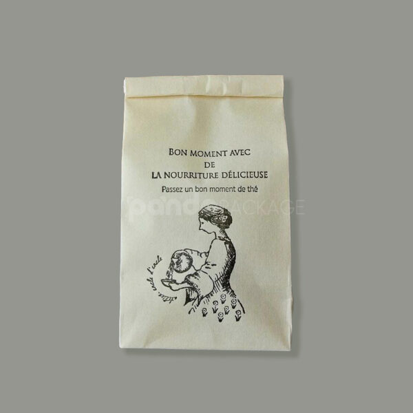 Vintage Style Tin-Tie Bag for Tea and Snacks Packaging