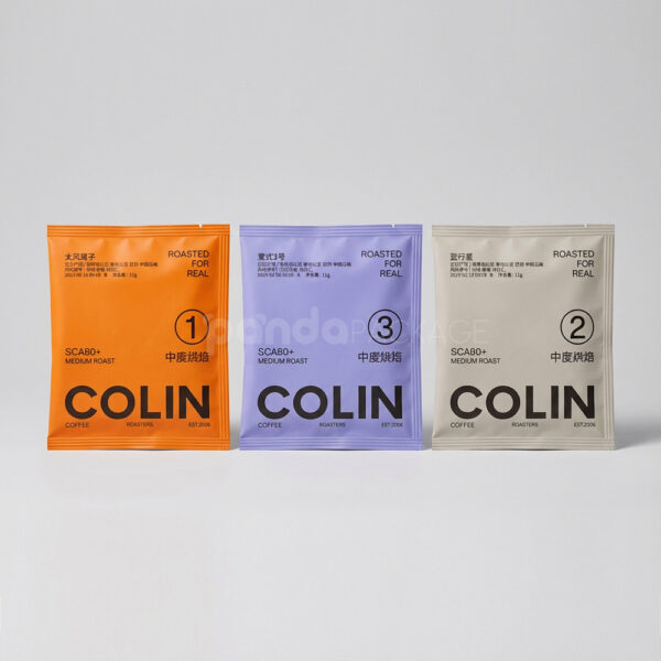 Flat Pouch Coffee Packaging for Single-Serve Ground Drip Bags