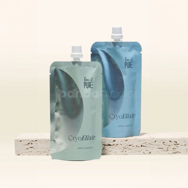 Luxury Spouted Pouch for Wellness or Elixir Drinks