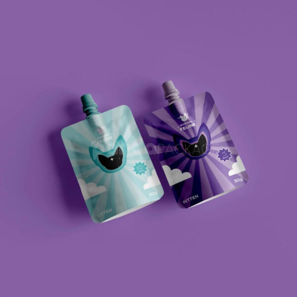 Custom Spouted Pouch for Pet Food or Treats