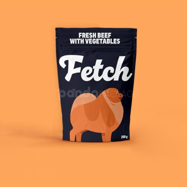 Stand Up Pouch for Dog Food with Beef and Veggies