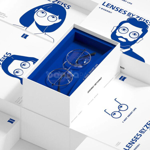 Custom Printed Eyewear Packaging Box for Lenses and Accessories