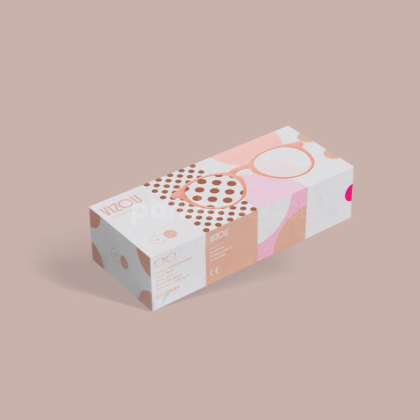 Custom Printed Eyewear Packaging Box for Glasses and Accessories