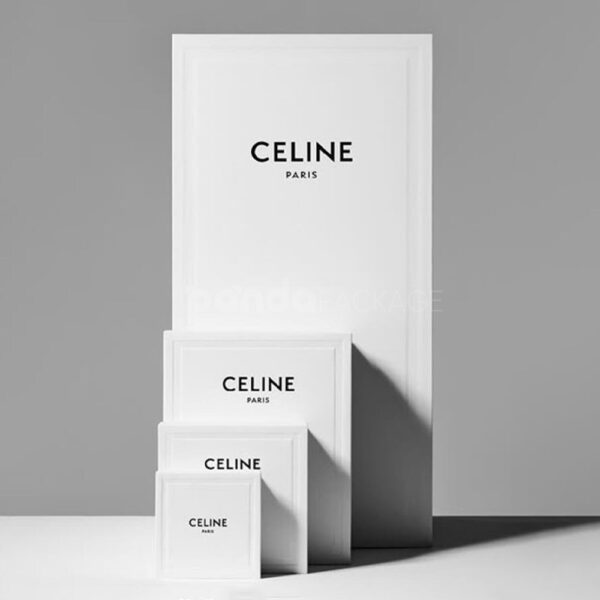 Minimalist White Luxury Clothing Packaging Boxes with Brand Logo