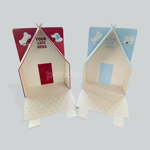 Creative Shoe Packaging Box Designed Like a Cozy Pet House